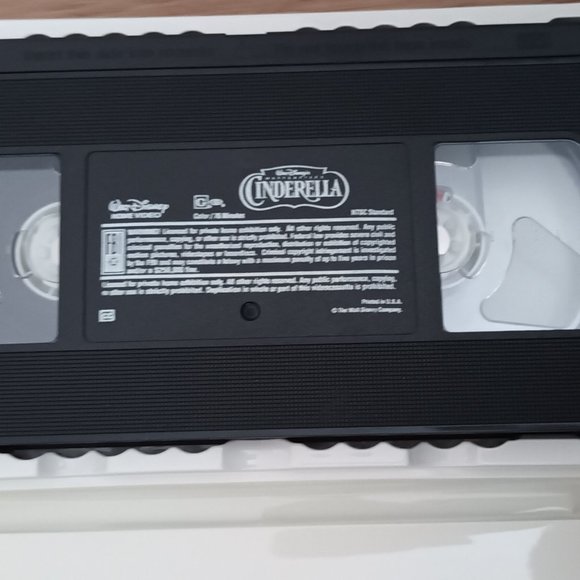 CINDERELLA (1950 FILM) CLAMSHELL VHS COVER - Picture 2 of 2